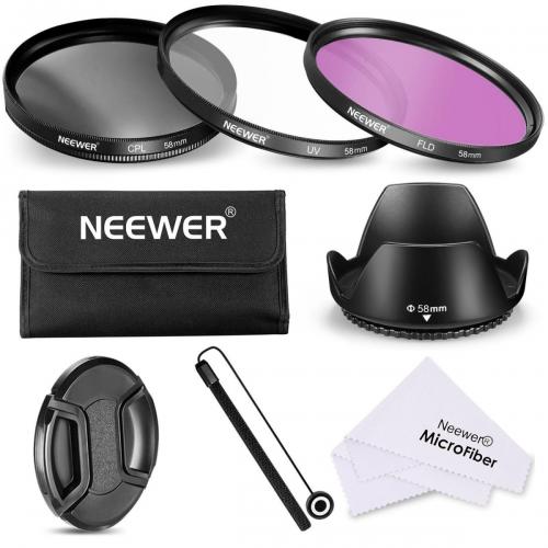 Neewer filtro de la lente Kit de accesorios de hilo superior (58 mm) para la cámara réflex digital Canon