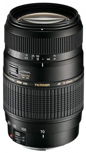 Tamron A17E - Objetivo para Canon (70-300 mm, f4-5.6, Macro, AF, 62 mm), color negro